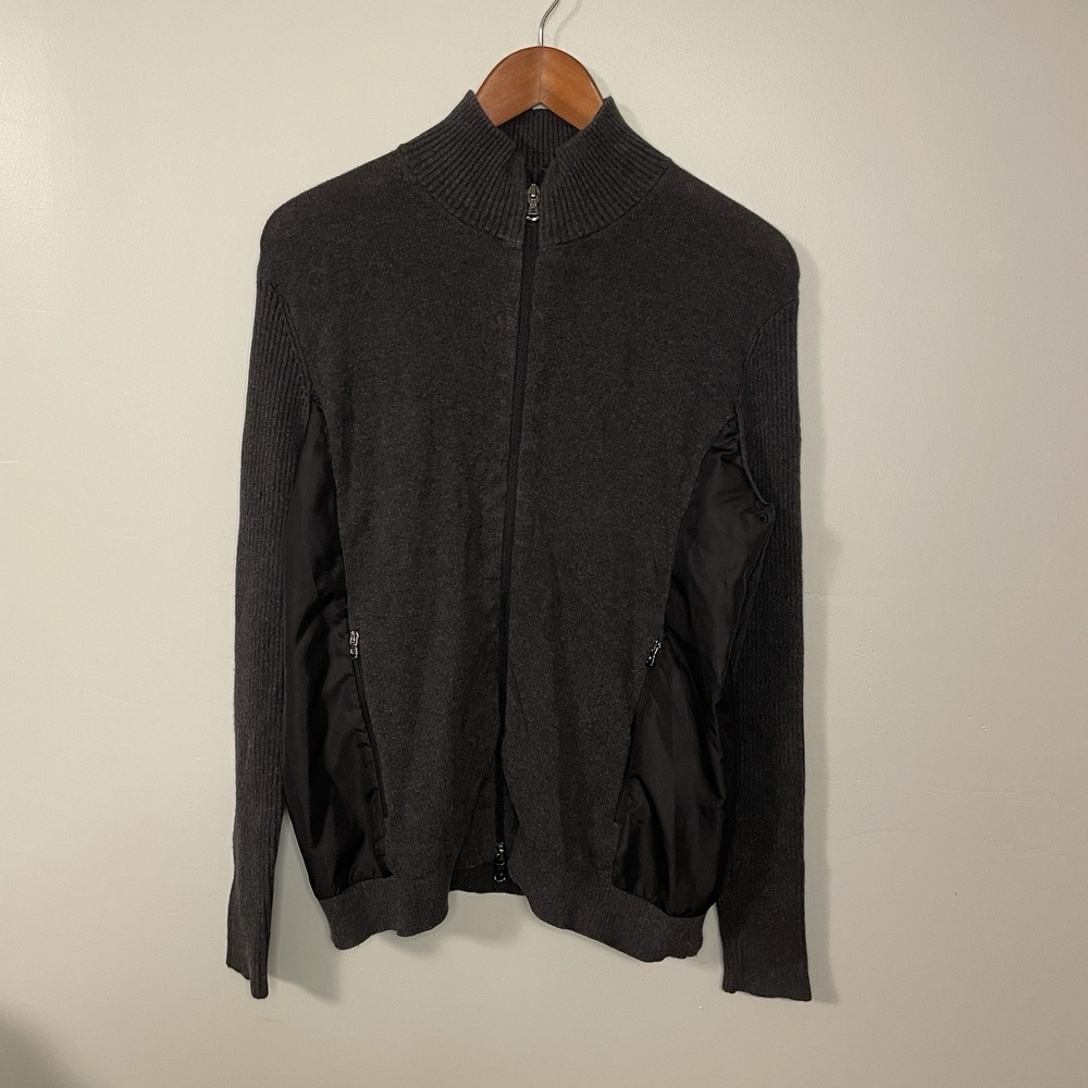 Victorinox Swiss Army Full Zip‎ Sweater Quiet Luxury Performance Men Large